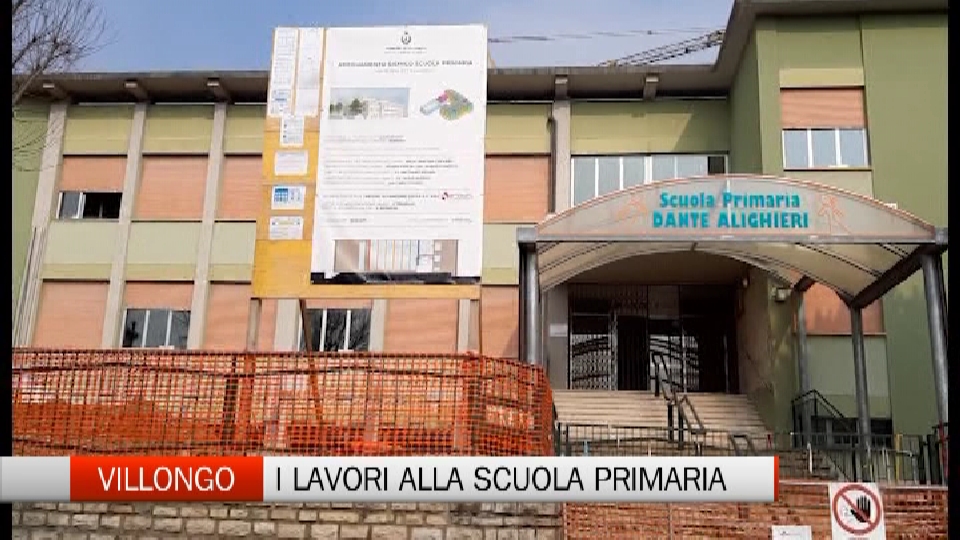 Bergamo TV Villongo i lavori alla scuola primaria Dante Alighieri